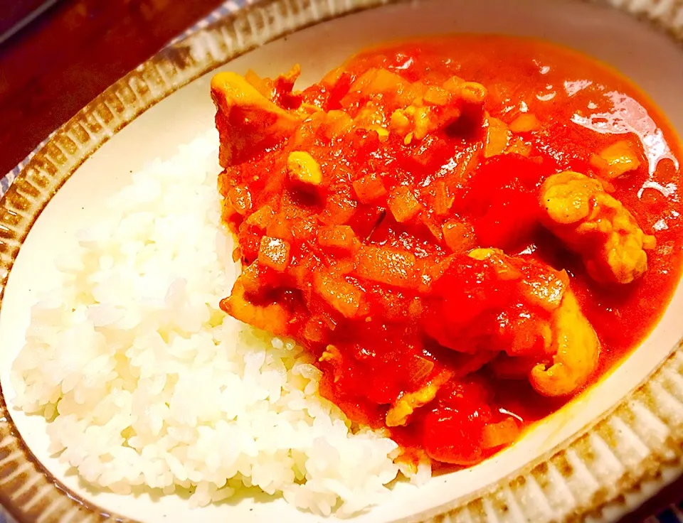 トマトチキンカレー|nachiさん