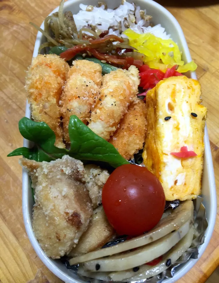 🎀姫のお弁当🍱海老フライ🍤|keikoさん