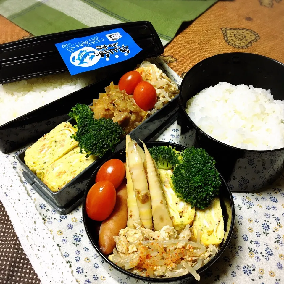 #お弁当 #昼ご飯

息子と夫のお弁当🍱|renharuruさん