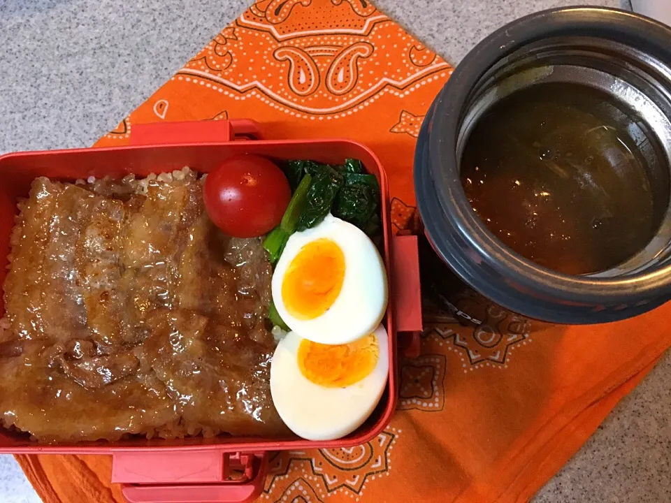 2/1☆焼肉丼〜シチュー付きなので〜☆|Satokoさん