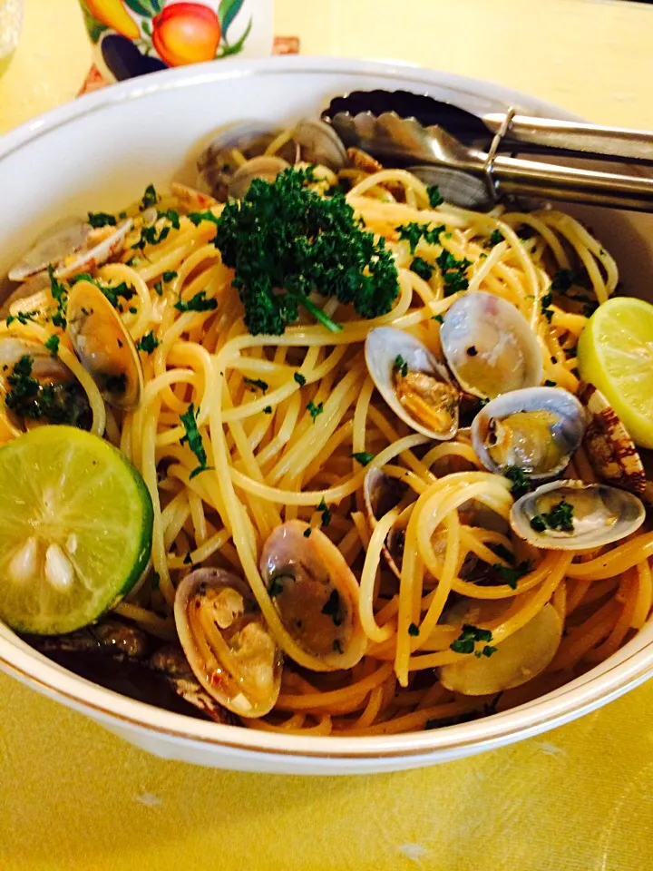 ☆水曜日の朝パスタ☆Spaghetti alle vongole|静香さん