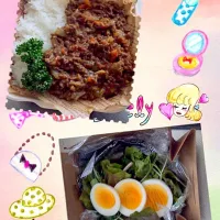 Snapdishの料理写真:キーマカレー🍛
サラダ|ゆきちゃん₍•͈ᴗ•͈₎さん