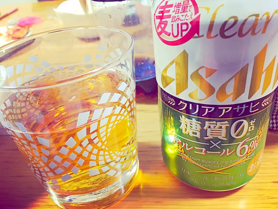 Snapdishの料理写真:クリアアサヒビール糖質ゼロ|ととろさん