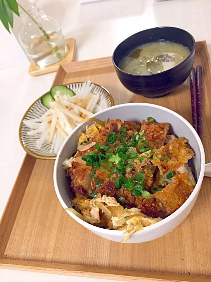 #カツ丼 ホールグレインローフのパン粉で|みーさん