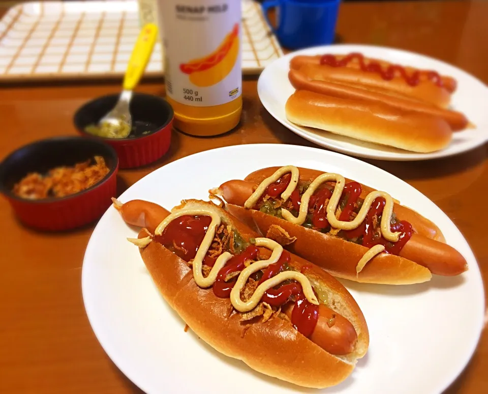 Snapdishの料理写真:IKEAホットドッグを我が家でも…^ ^|masasho's momさん