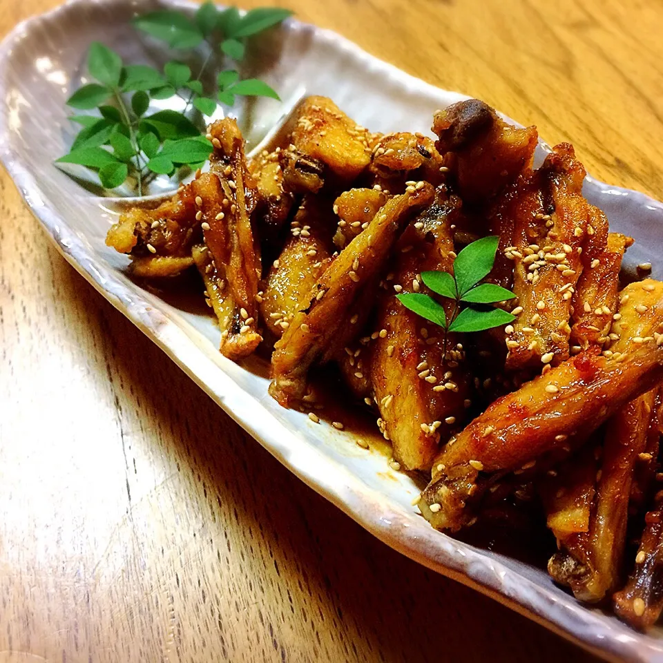 カタツムリさんのお料理❤️
鶏手羽中の名古屋風🍗
じゅんけチャンに教えてもらいました🤗|sally.127さん