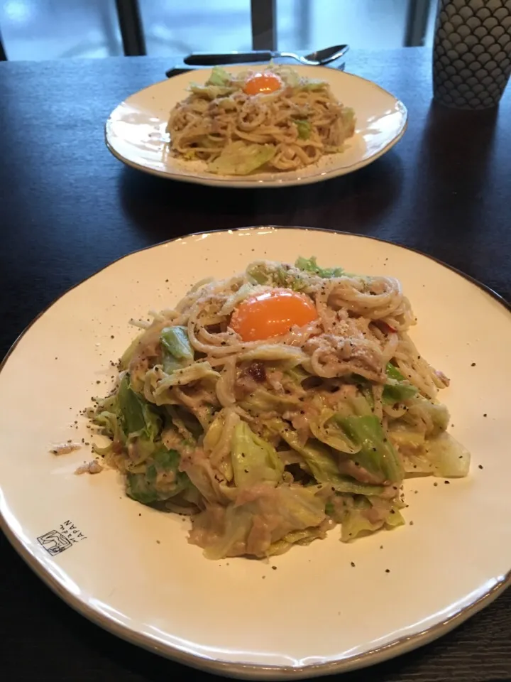 レタスとツナのチーズパスタ|Yoshitada Nakataさん