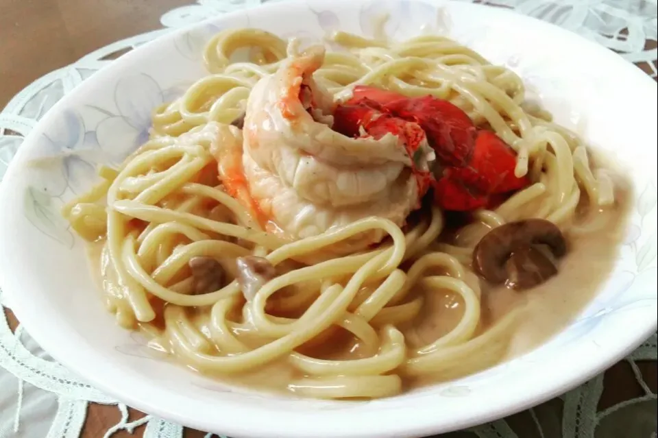 pasta with lobster|steven z.y.さん