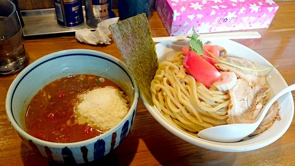 大泉学園・麺屋  蕃茄
~トマトチーズつけ麺~|りくれんさん