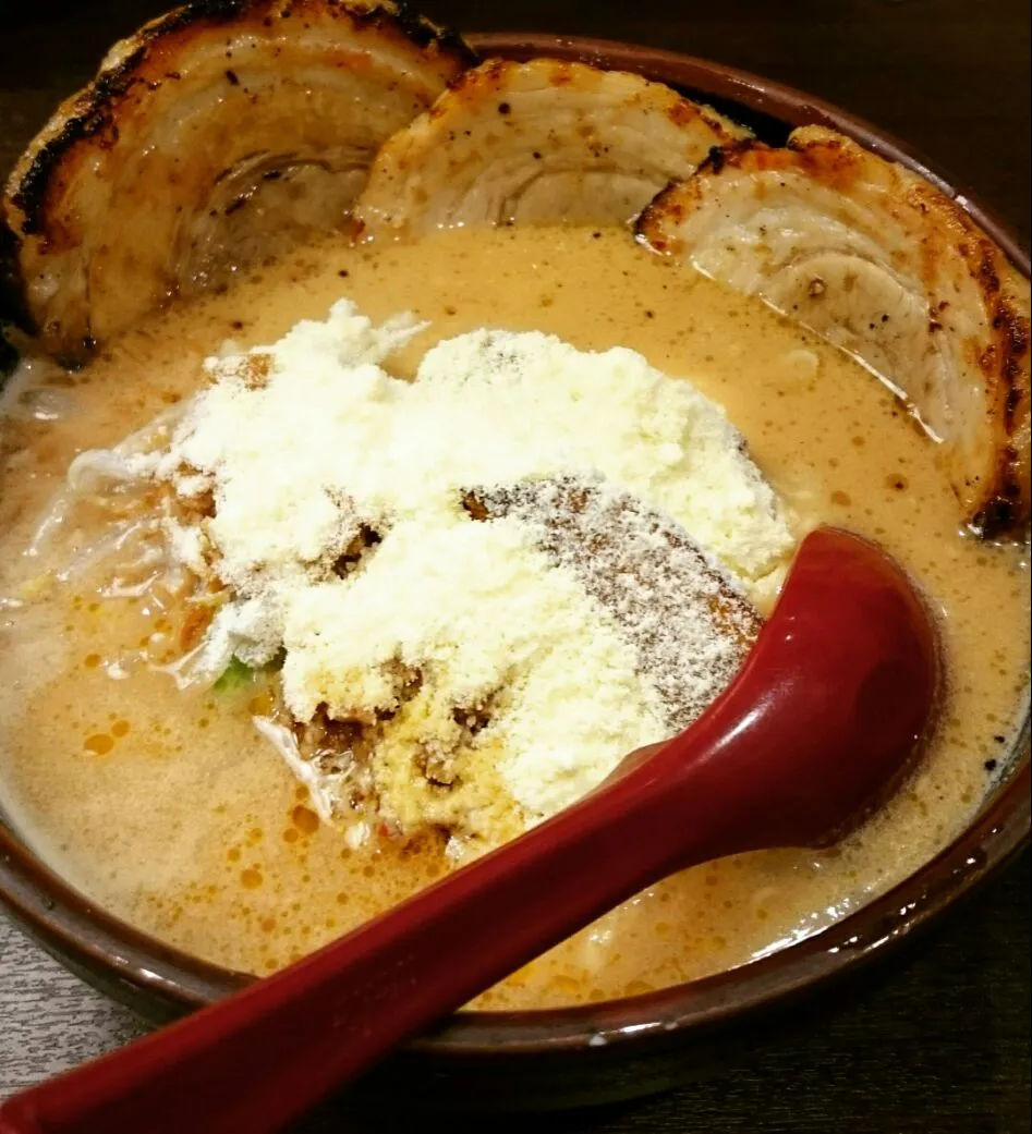 田所商店の粉雪ラーメン♡にチャーシュー３枚トッピング♡|Yukiさん