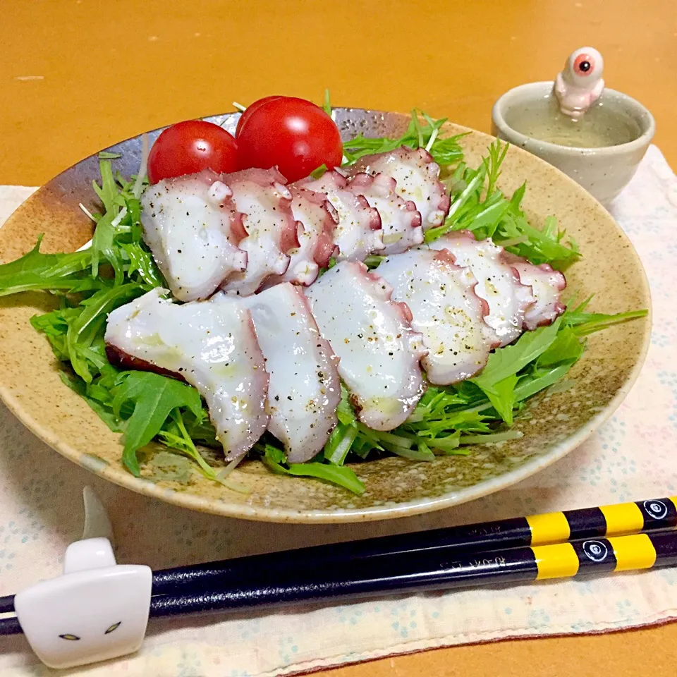 Snapdishの料理写真:タコのカルパッチョ!  (^-^)|Kei Satoさん