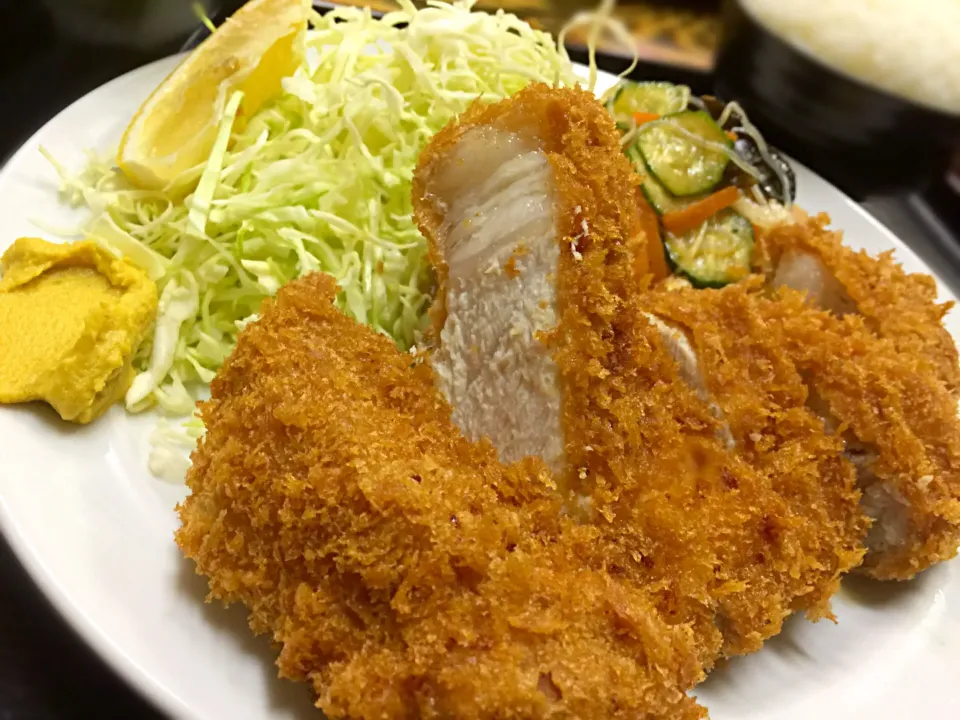 特上ロースとんかつ定食@かもだ|マニラ男さん