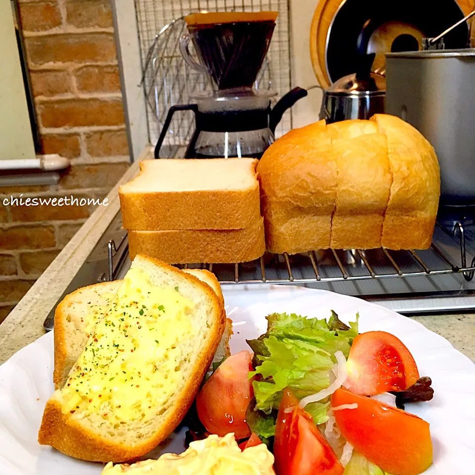 リッチ食パンでモーニング🍞|chieko ♪さん