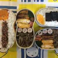 Snapdishの料理写真:2016/2/3 父の作るお弁当|じゅんさん