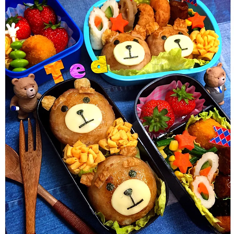 Ted お弁当٩(ˊᗜˋ*)و|ジュリさん