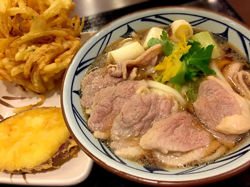 鴨ねぎ饂飩＠丸亀製麺|toshi,I🍴さん