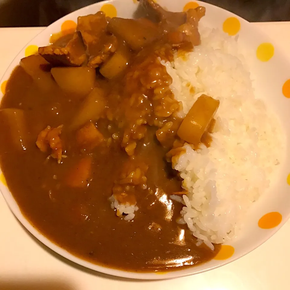 エビだしカレーライス(◍•ڡ•◍)❤|いつみさん