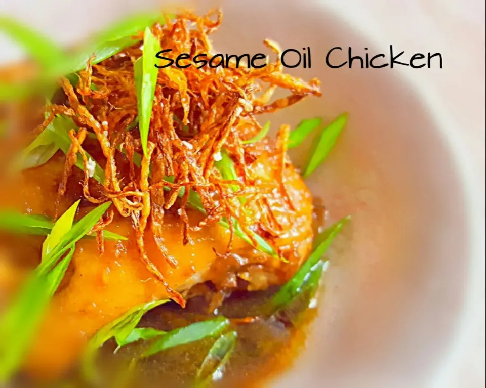 sesame oil chicken|Chua Jeanさん