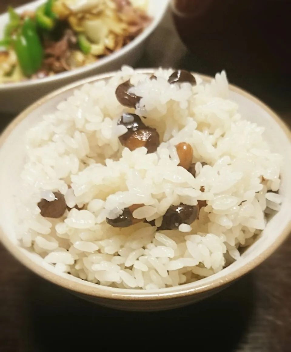 茶豆の炊き込みご飯|まつこさん