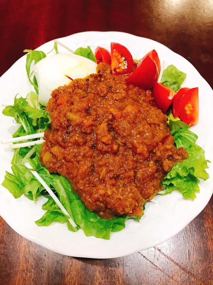 カレーライスならぬカレーサラダ🥗デス‼️GO GOダイエット😝|🍳となりのキャナ子さん