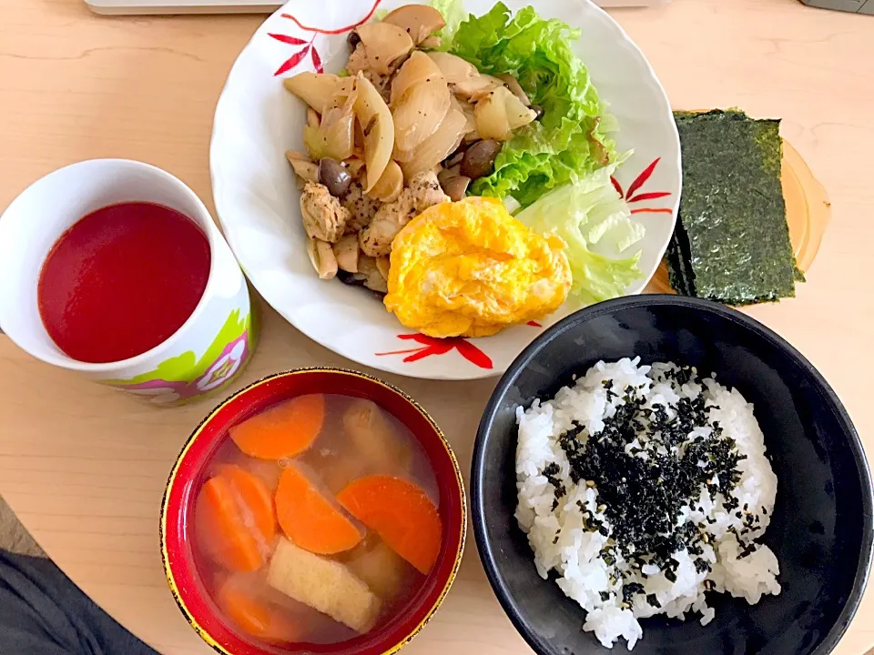 2月4日朝食兼昼食|ばぁさんさん