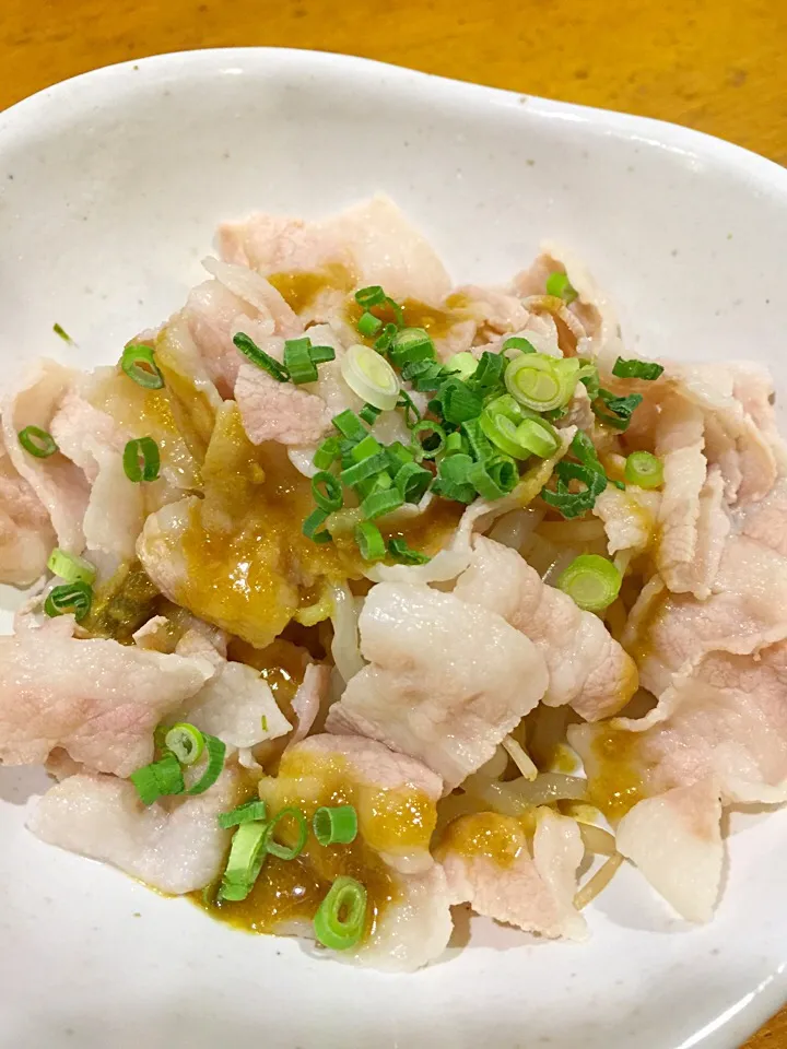 豚シャブ刻みわさび|シュンさん