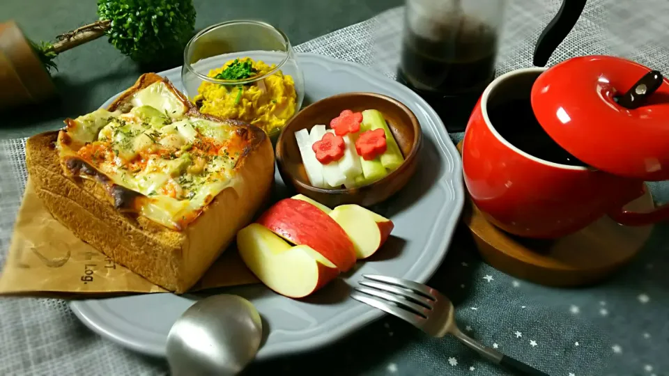 朝ごパン☕😃☀パングラタン🍞|キム姉さん