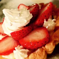 Snapdishの料理写真:🍓簡単、絶品いちごタルト🍓|ななたろーさん