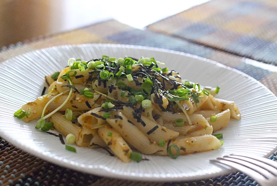 今日のお昼は、高菜和風パスタならぬペンネ|sono.kさん