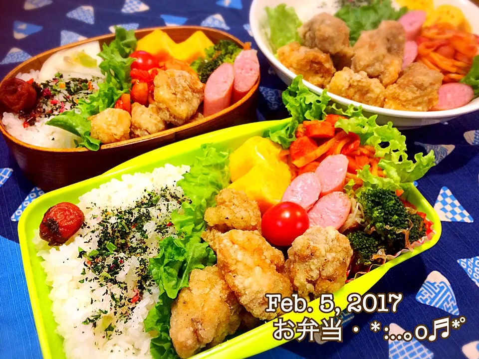 Snapdishの料理写真:2017/02/05野球弁当〜♡|いく❤️さん