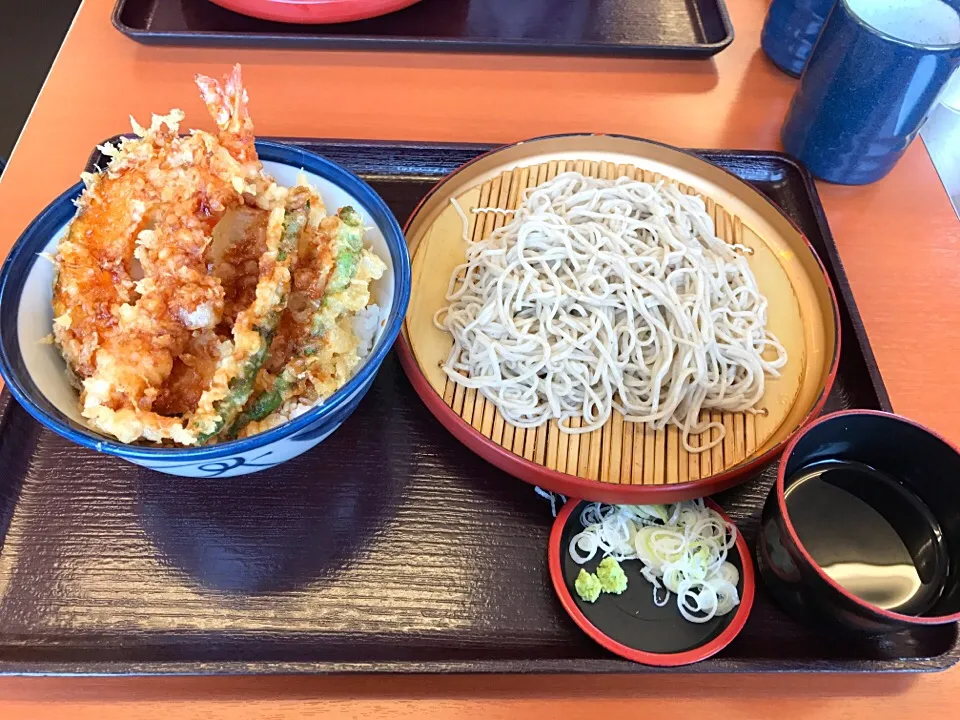 天丼セット|しいたけ茶さん