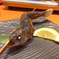 岩魚の囲炉裏焼き|簡 伸治さん