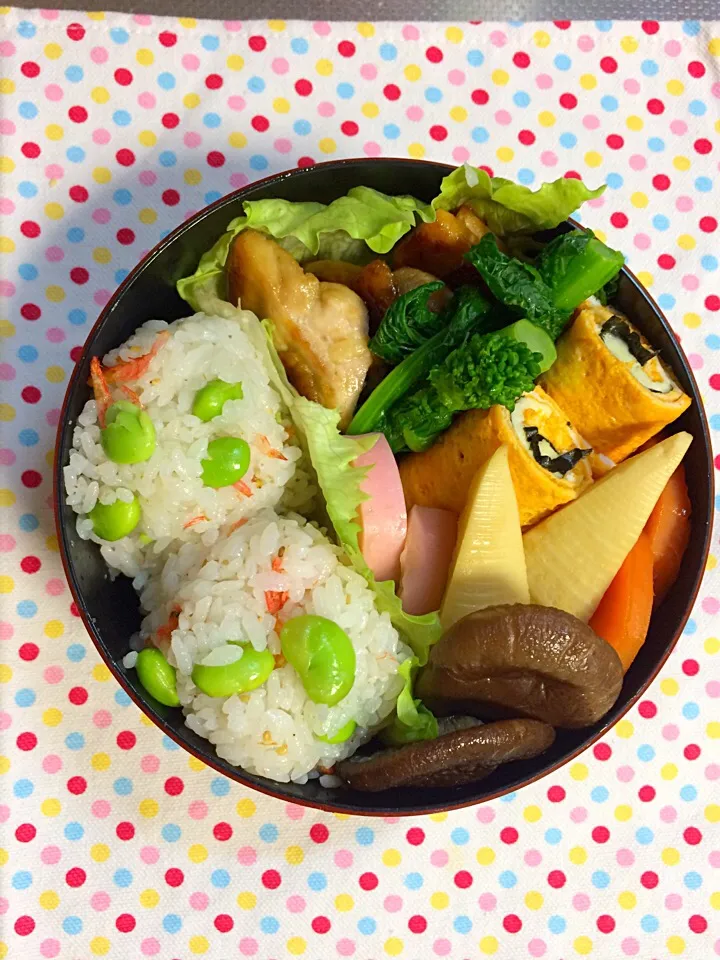 枝豆ご飯お弁当|hiroko.さん