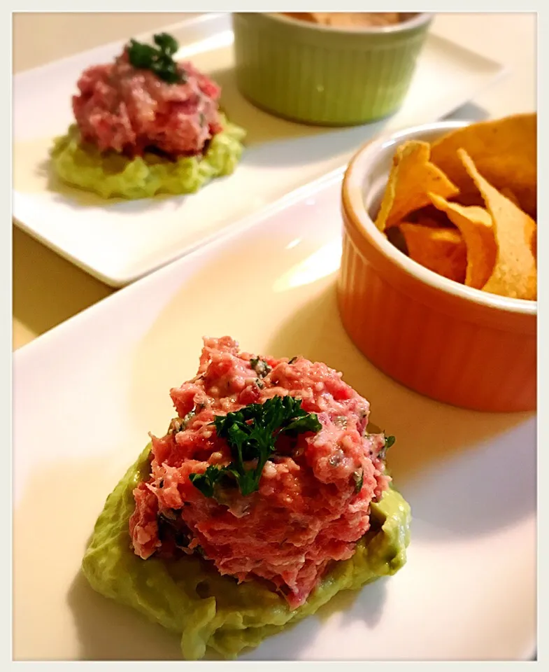 マグロのタルタル風。 Tuna Tartare|toyamadaさん