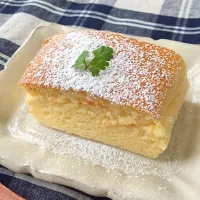 フワフワ、スフレチーズケーキ🧀|サボンさん