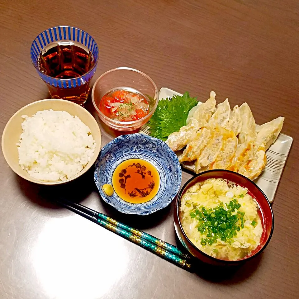 焼き餃子の夜ご飯♡|Mami.Nさん