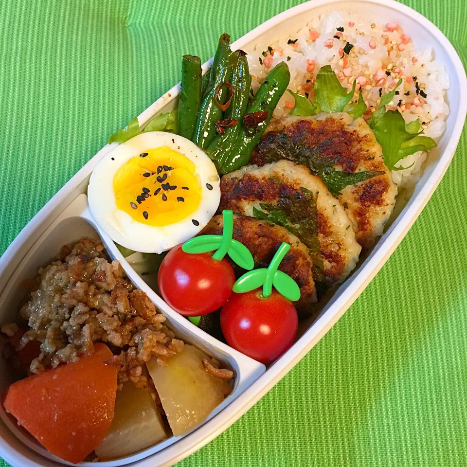 Snapdishの料理写真:😋今日の気まぐれ旦那さん弁当🍱|moyukitaさん