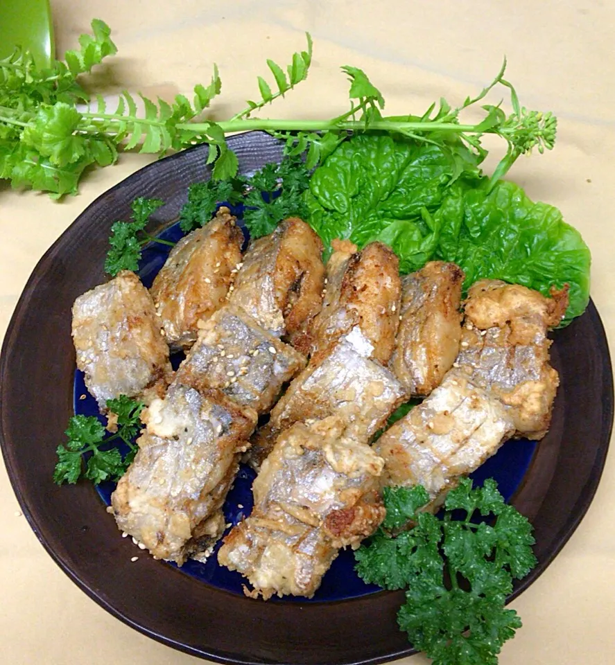 #太刀魚の唐揚げ#cooking #魚 #Scabbard fish fried|Satomi Sakaueさん