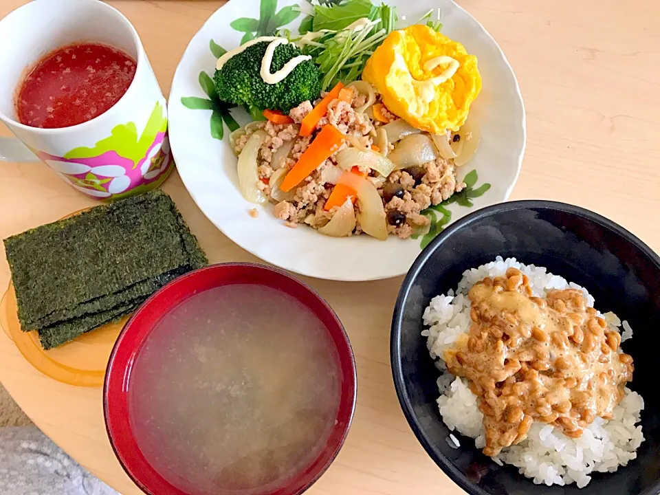 2月7日朝食兼昼食|ばぁさんさん