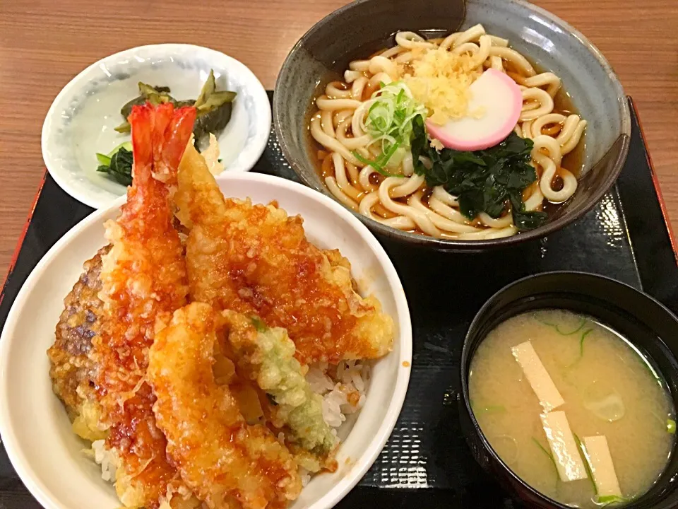 天丼＋うどん|N. Hirabayashiさん