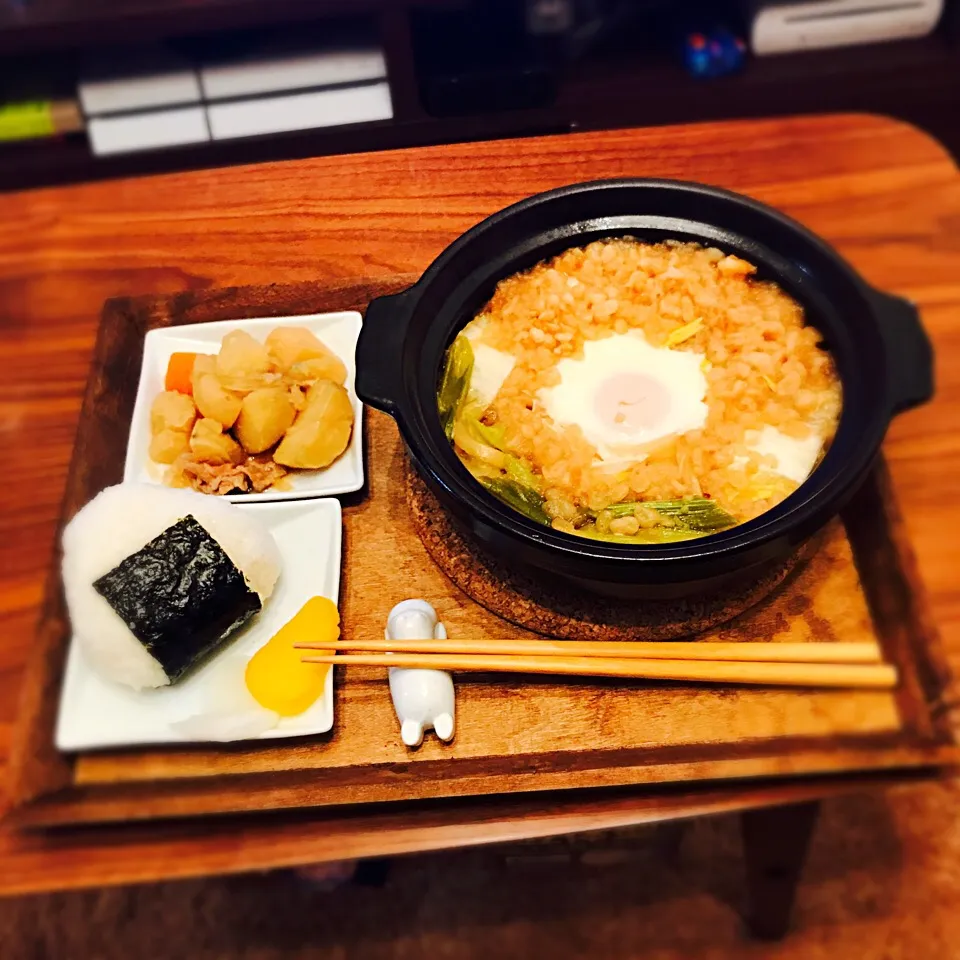 ＊煮込みうどん＊肉じゃが＊おにぎり|みじんこさん