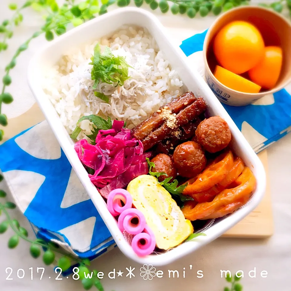 イシイのミートボールのアレンジ弁当|えみぃさん