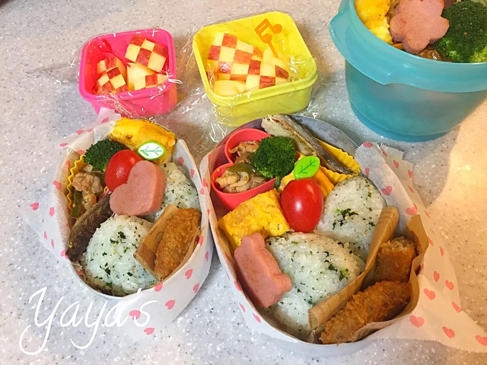 本日のにに&ねね弁当☆|yayaさん