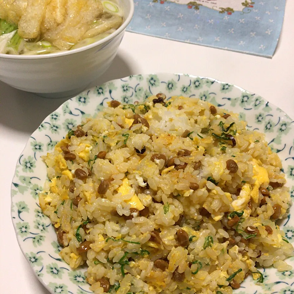 納豆チャーハン(*´∀｀)|Kenny Hiraiさん