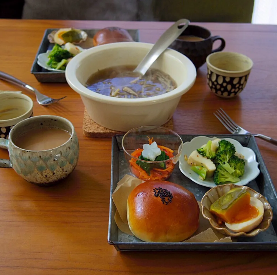 熱々スープの朝ご飯。|@chieko_tanabe_さん