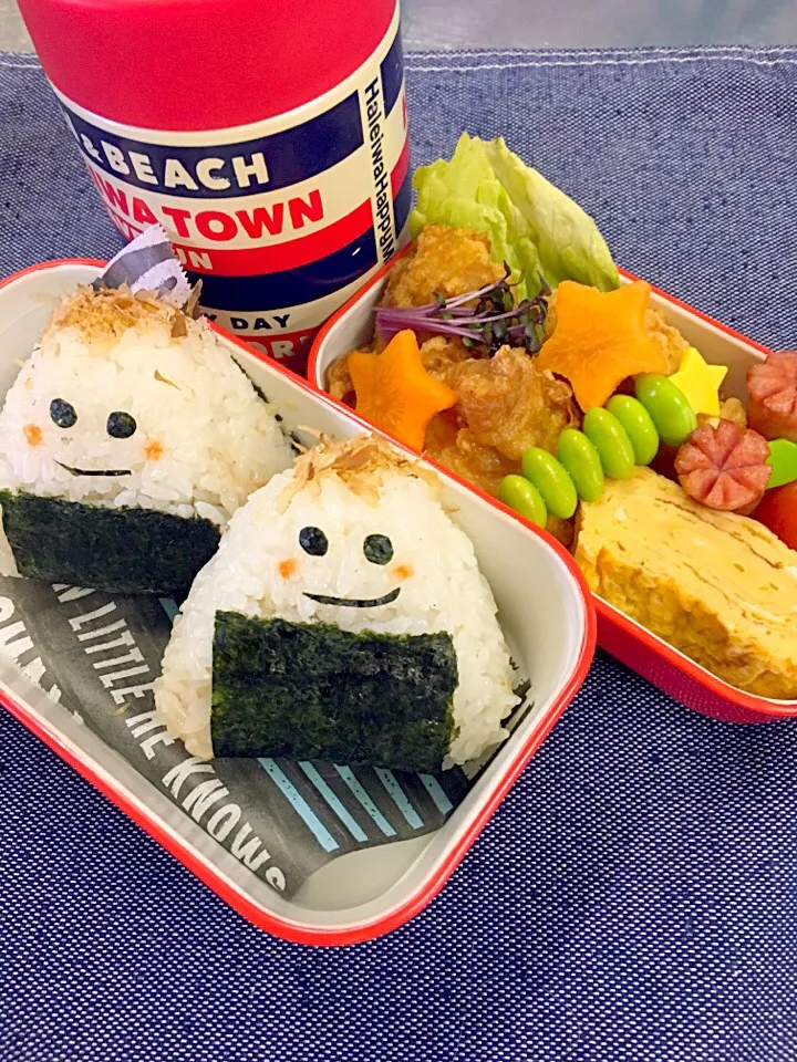 息子弁当♡|あきんこさん