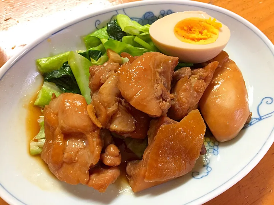 鶏もも肉のにんにく醤油煮込み|ルドルフさん