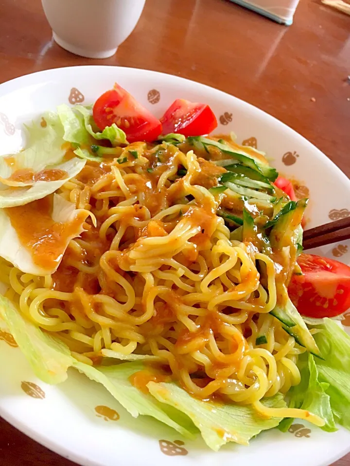 Snapdishの料理写真:ラーメンサラダ|ゆめたそさん