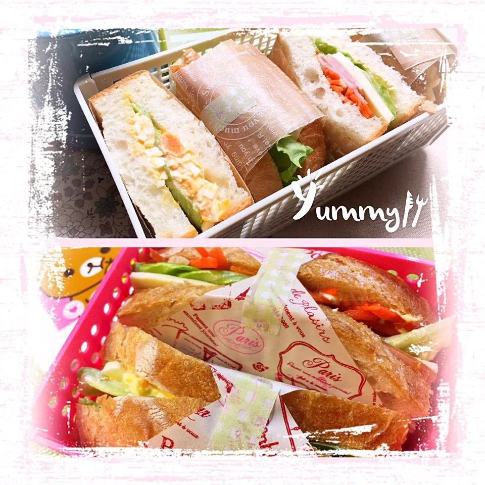 今日のサンドイッチ弁当🍞|yokoさん