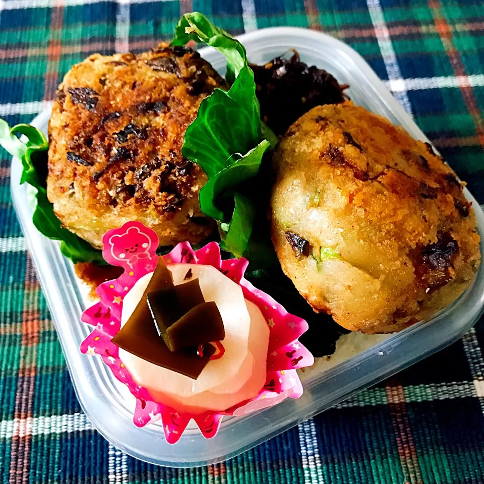 メンチカツ海苔弁当|ぷわこさん